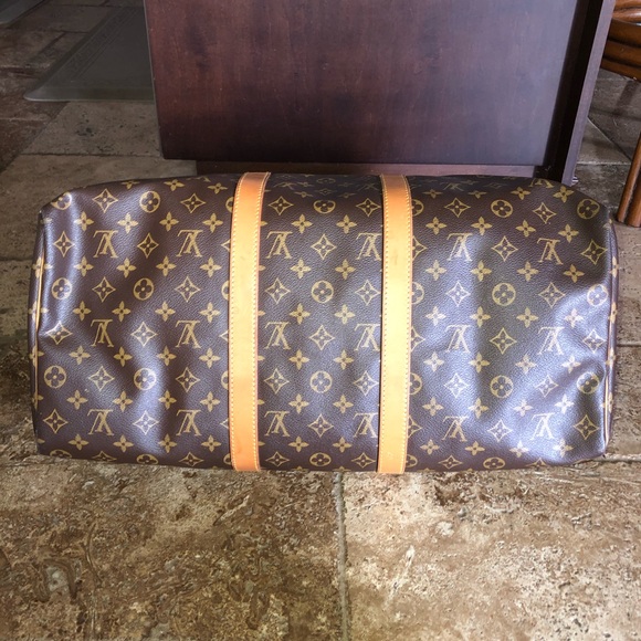 SOLD—Authentic Louis Vuitton keepall 50 w lock - Picture 5 of 6